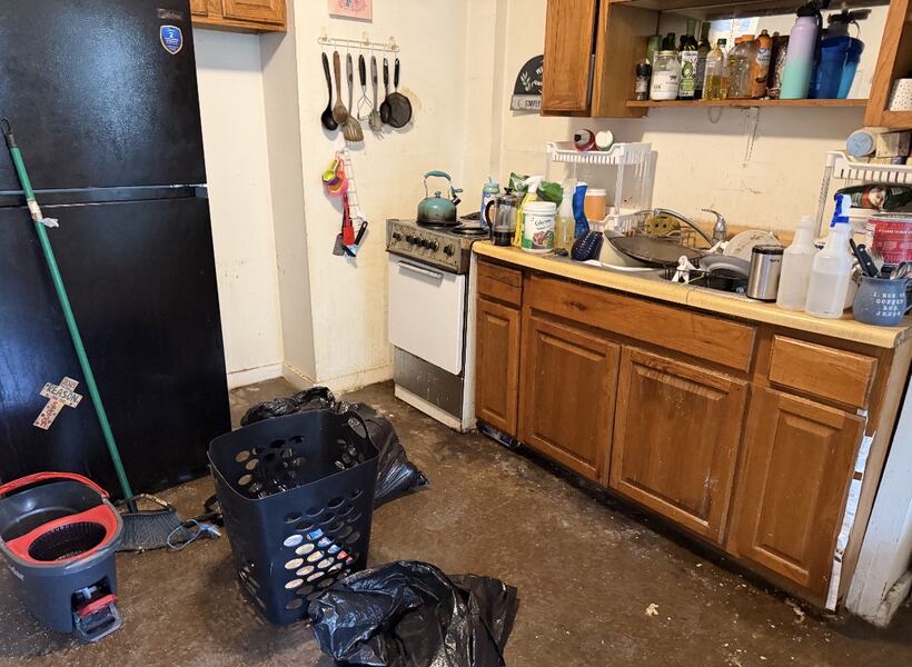 Basement kitchen and floors deep cleaned and reset