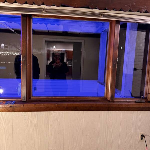 Window panes wiped streak-free